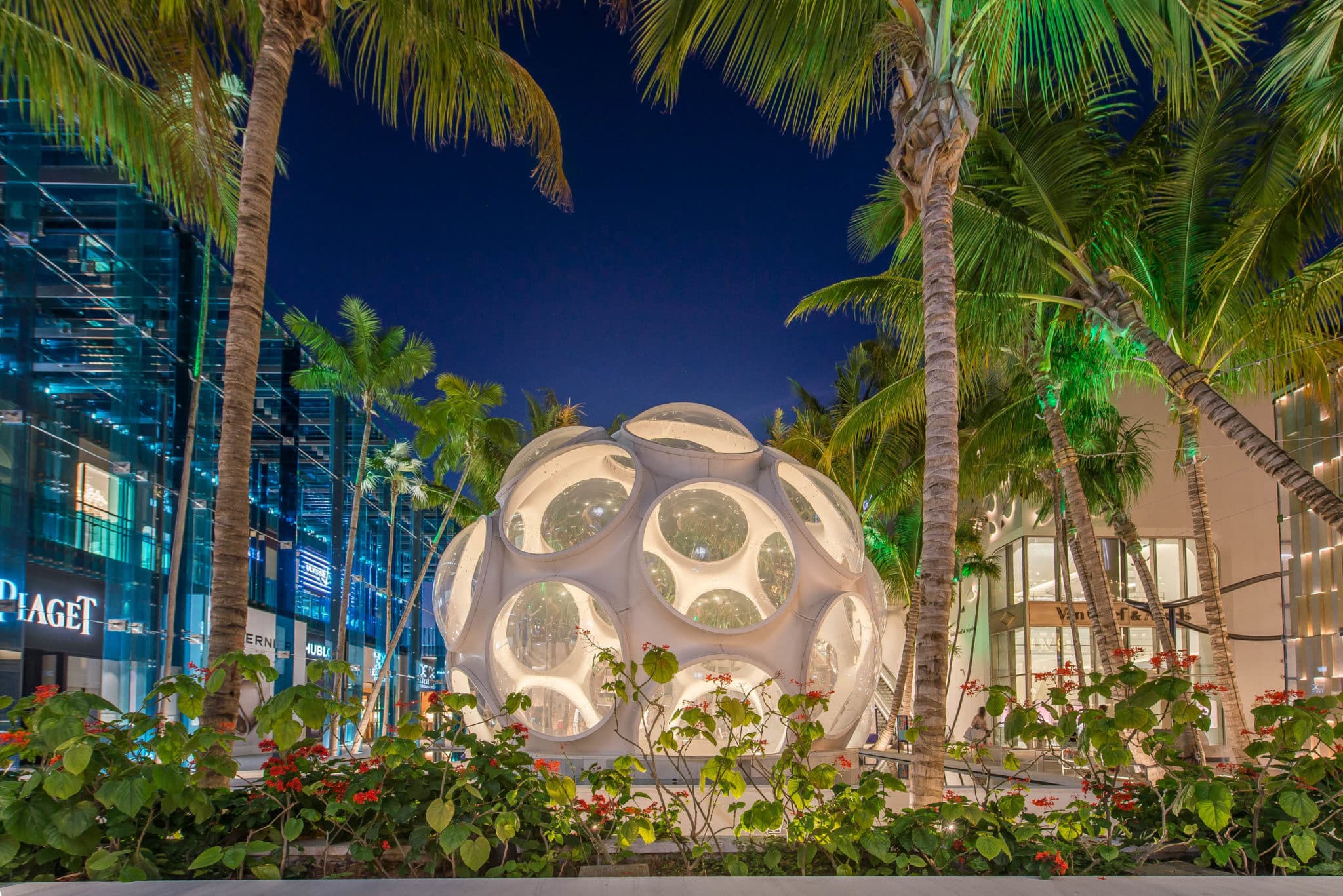 Buckminster Fuller Fly’s Eye Dome - Palm Court