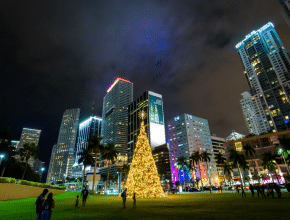15 Spots To Admire Dazzling Holiday Lights In Miami This Year