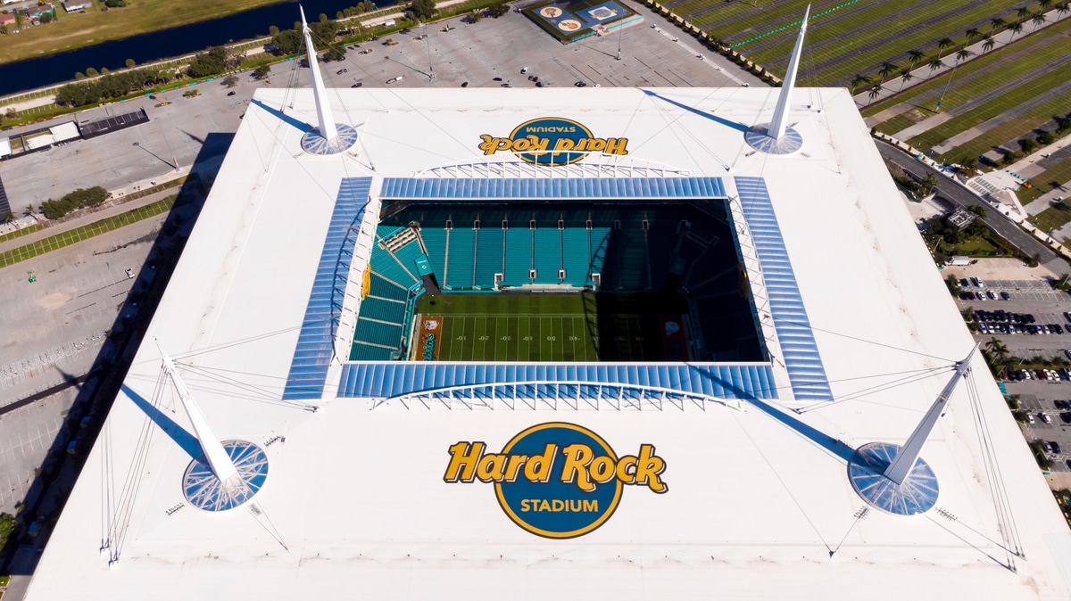 Hard Rock Stadium aerial view