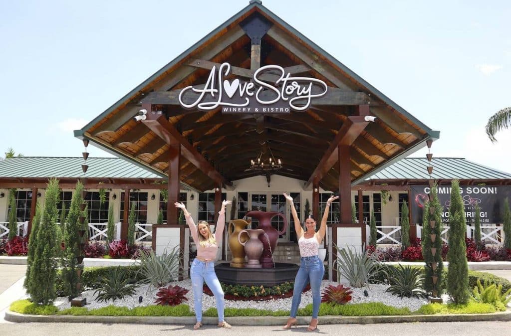 A Love Story Winery & Bistro entrance