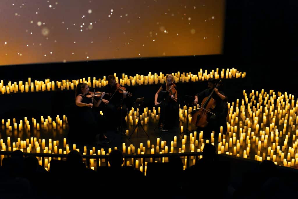 Listen To Soothing Music By Candlelight At The Heart Of Savor Cinema’s Historical Venue