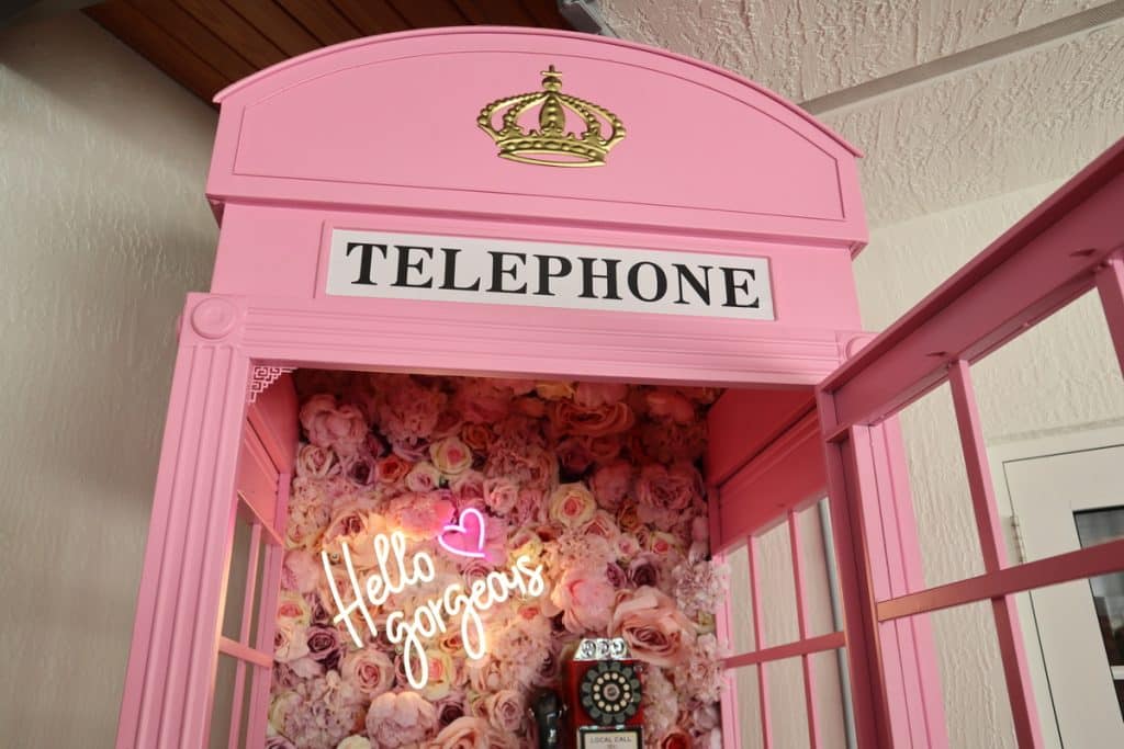 A Love Story telephone booth