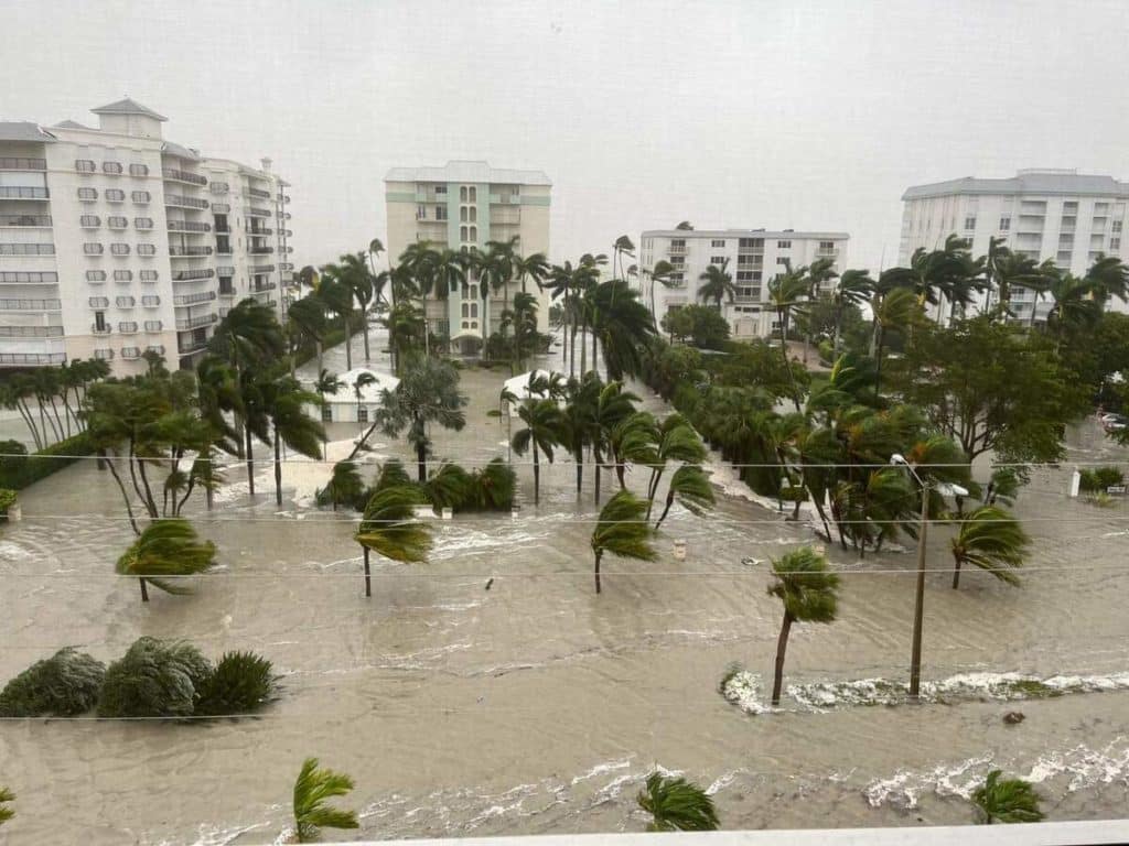 Naples flooding from Hurricane Ian