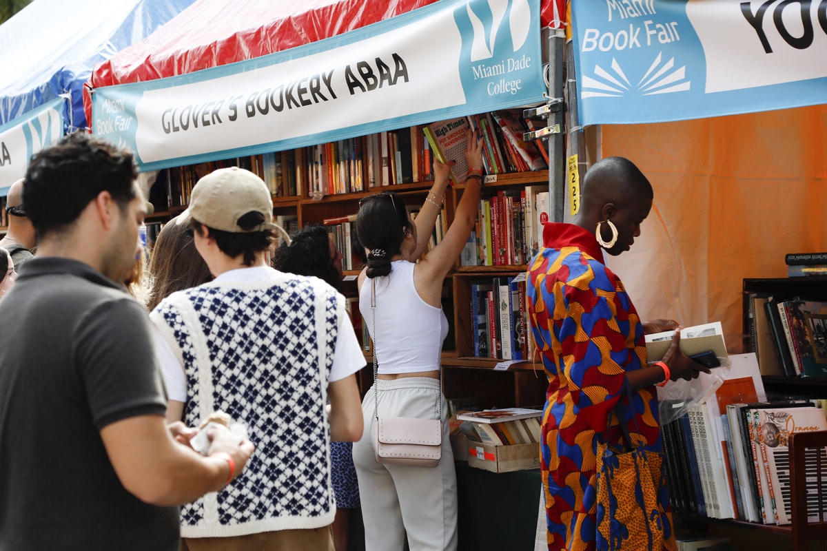 Street Fair during Miami Book Fair at Wolfson campus in 2021