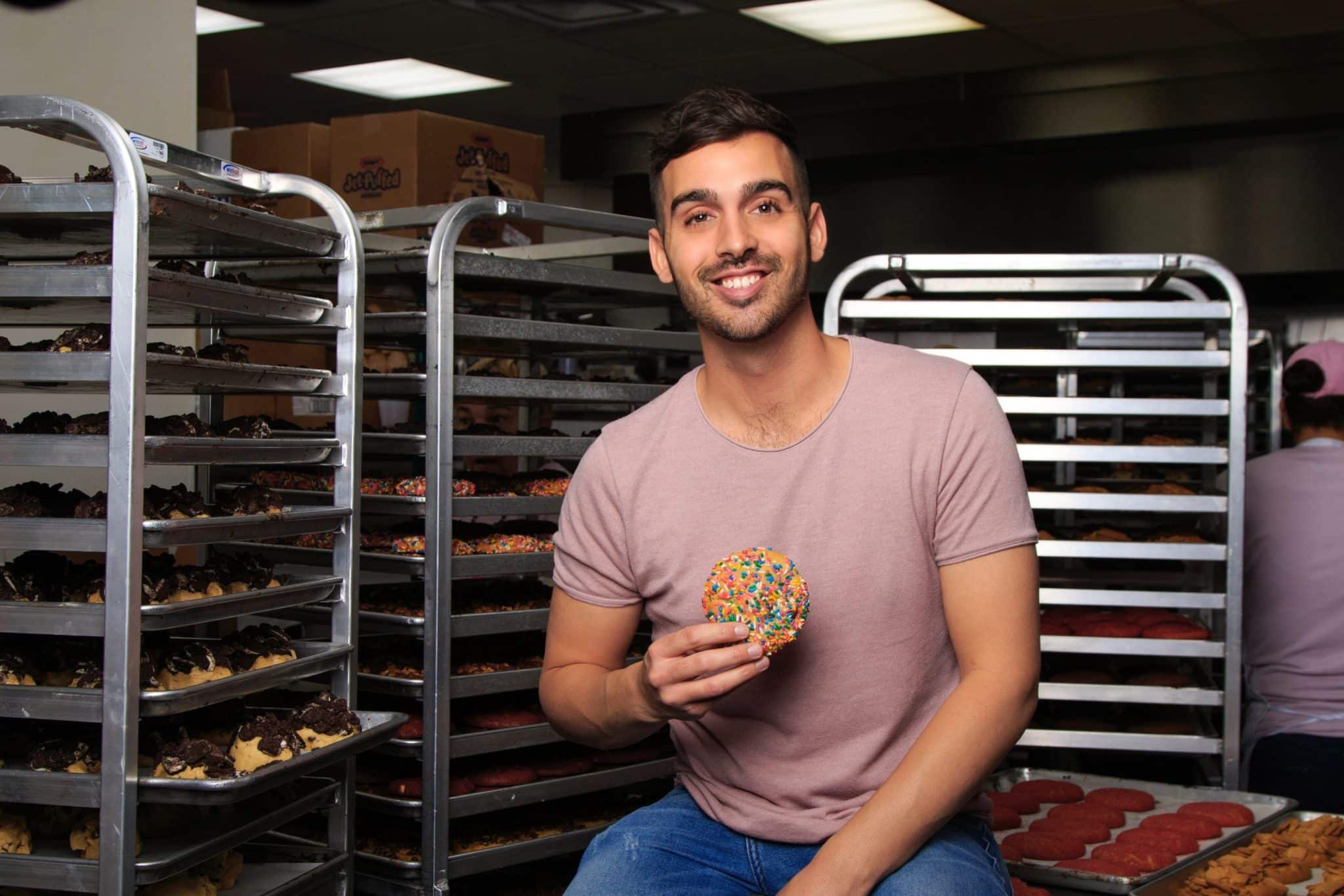Night Owl Cookies founder and owner Andrew Gonzalez