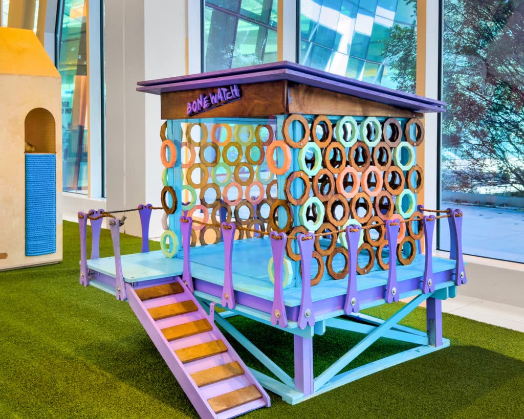 A colorful pet home in Aventura Mall