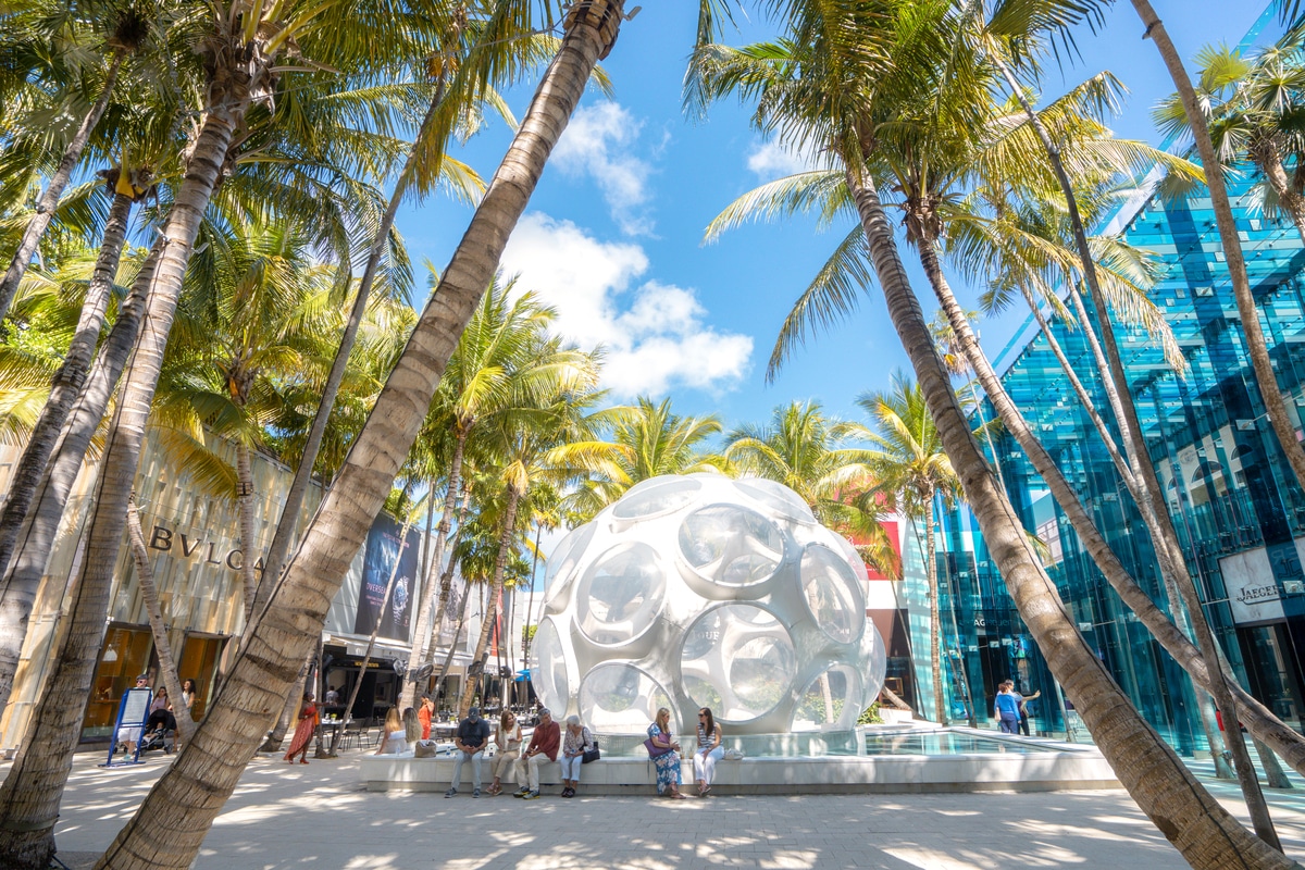 Fly's Eye Dome at Miami Design District