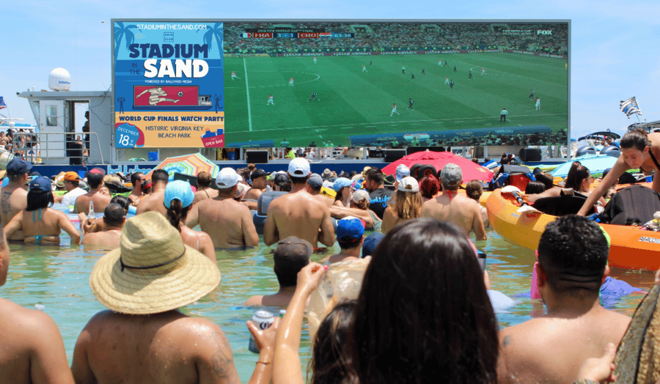 Root For Your World Cup Team This Weekend At An Epic Watch Party In The Sand
