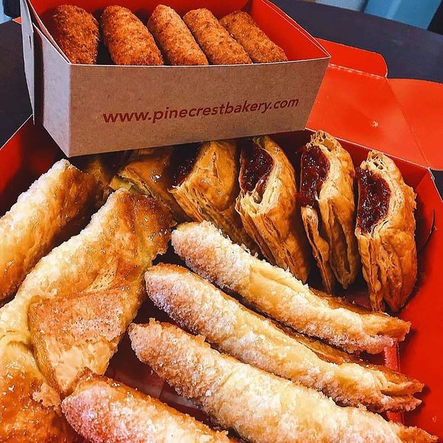 Box of pastelitos from Pinecrest Bakery