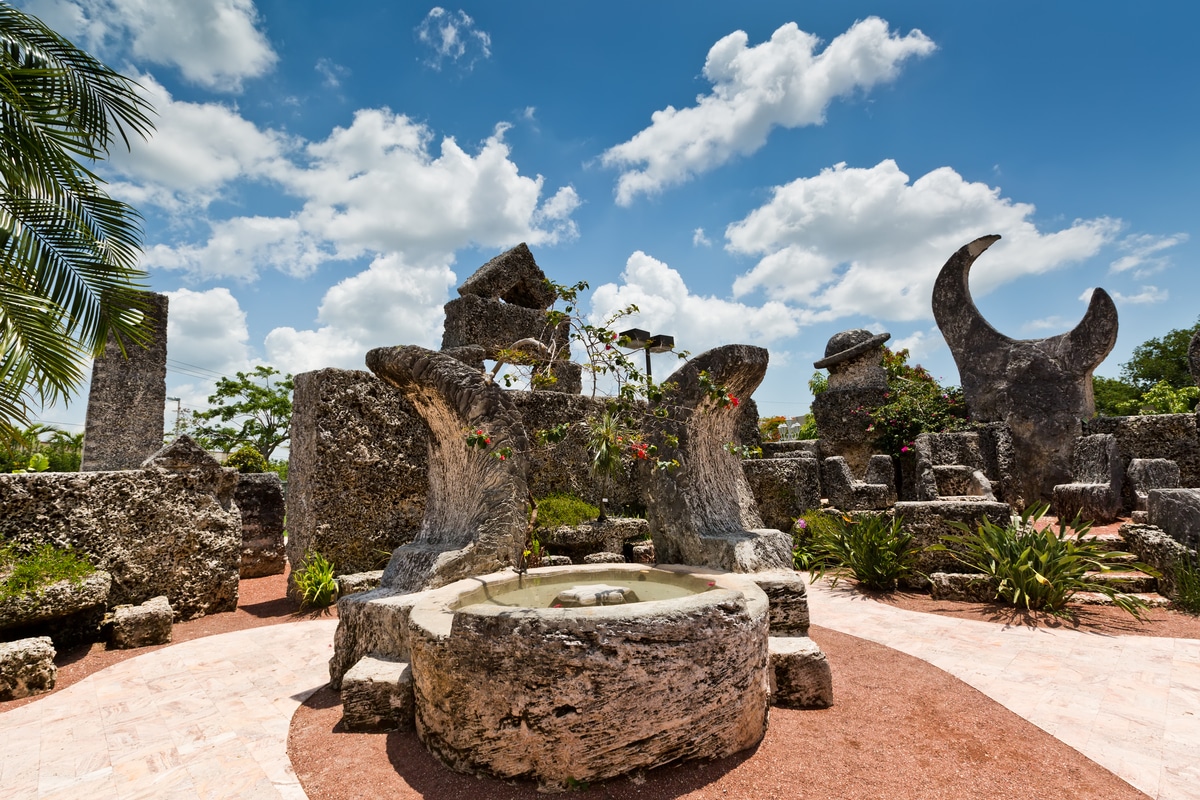 Coral Castle to the North of the city of HOMESTEAD, Florida