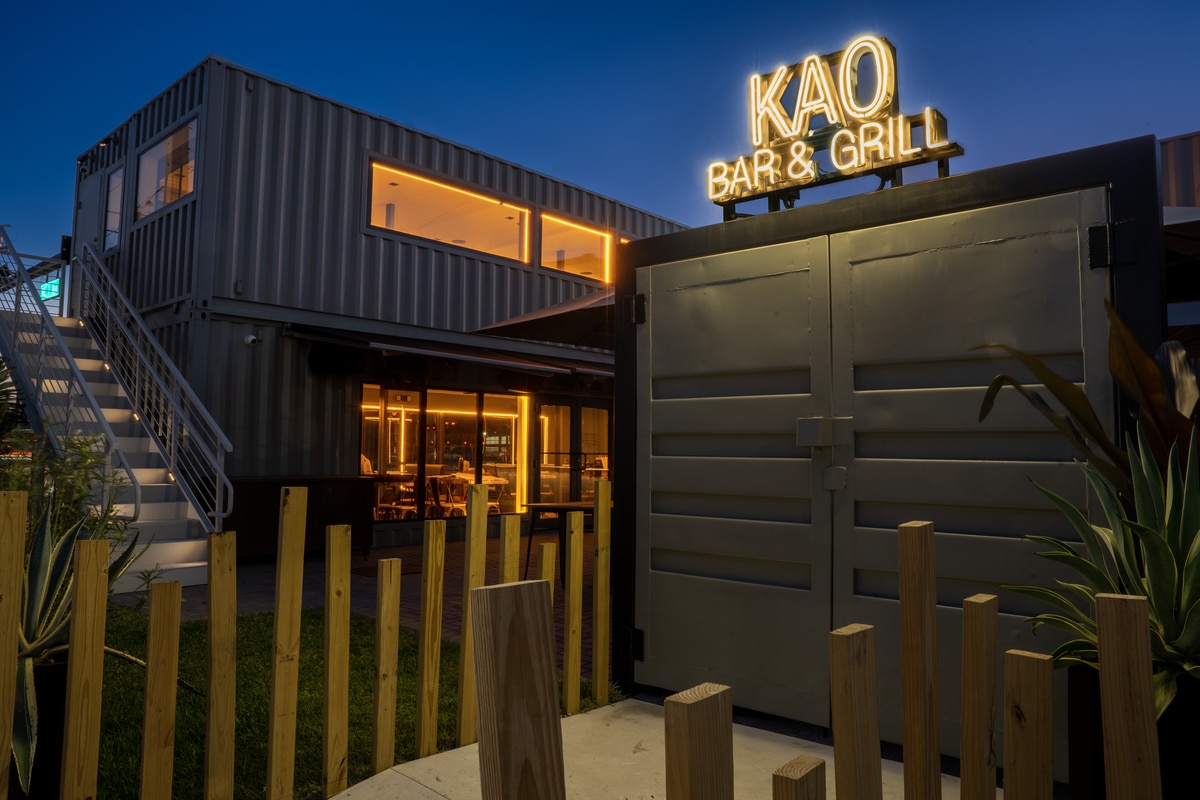 KAO Bar & Grill exterior close up