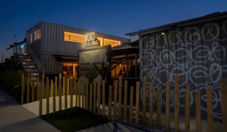 Hallandale’s Shipping-Container-Turned-Restaurant Is Now Open