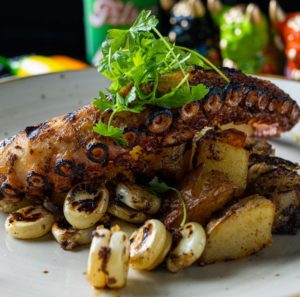 Peruvian octopus dish from 305 Peruvian Modern Cuisine in Miami