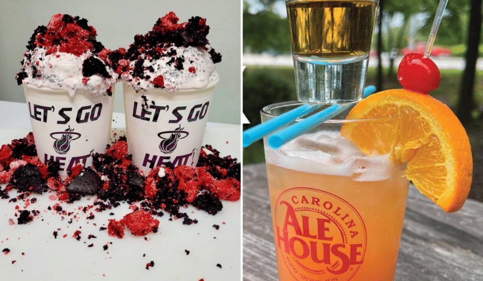6 Spots Serving Miami Heat-Themed Eats & Drinks During The Playoffs