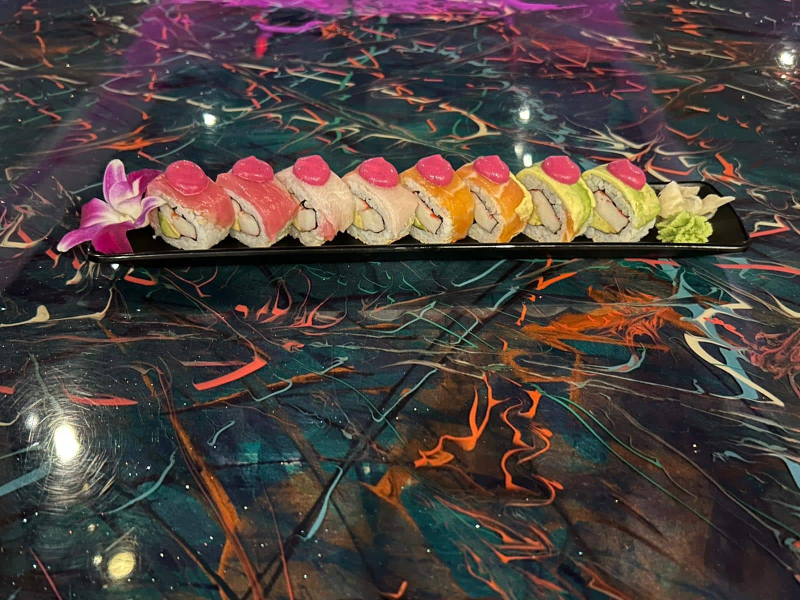 Rainbow Roll at KAO Sushi & Grill