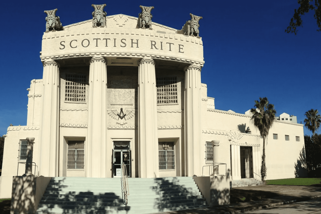 The Scottish Rite Temple from the outside
