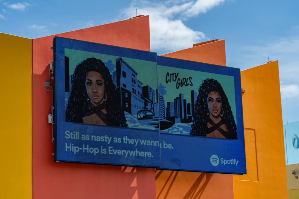 City Girls for Spotify's Hip-Hop Turns 50, art by Raj Dhunna